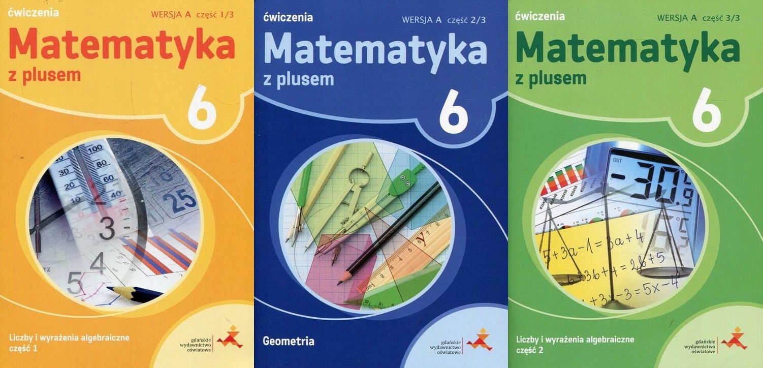 Matematyka z plusem 6 ćwiczenia wersja A komplet 3 - 7019532506 Matematyka Z Plusem Klasa 6 ćwiczenia