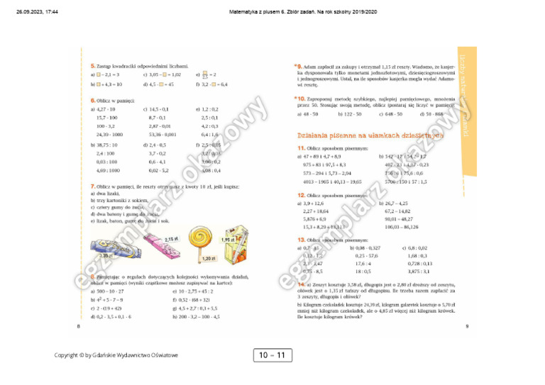 Matematyka Z Plusem Klasa 8 ćwiczenia Odpowiedzi Pdf