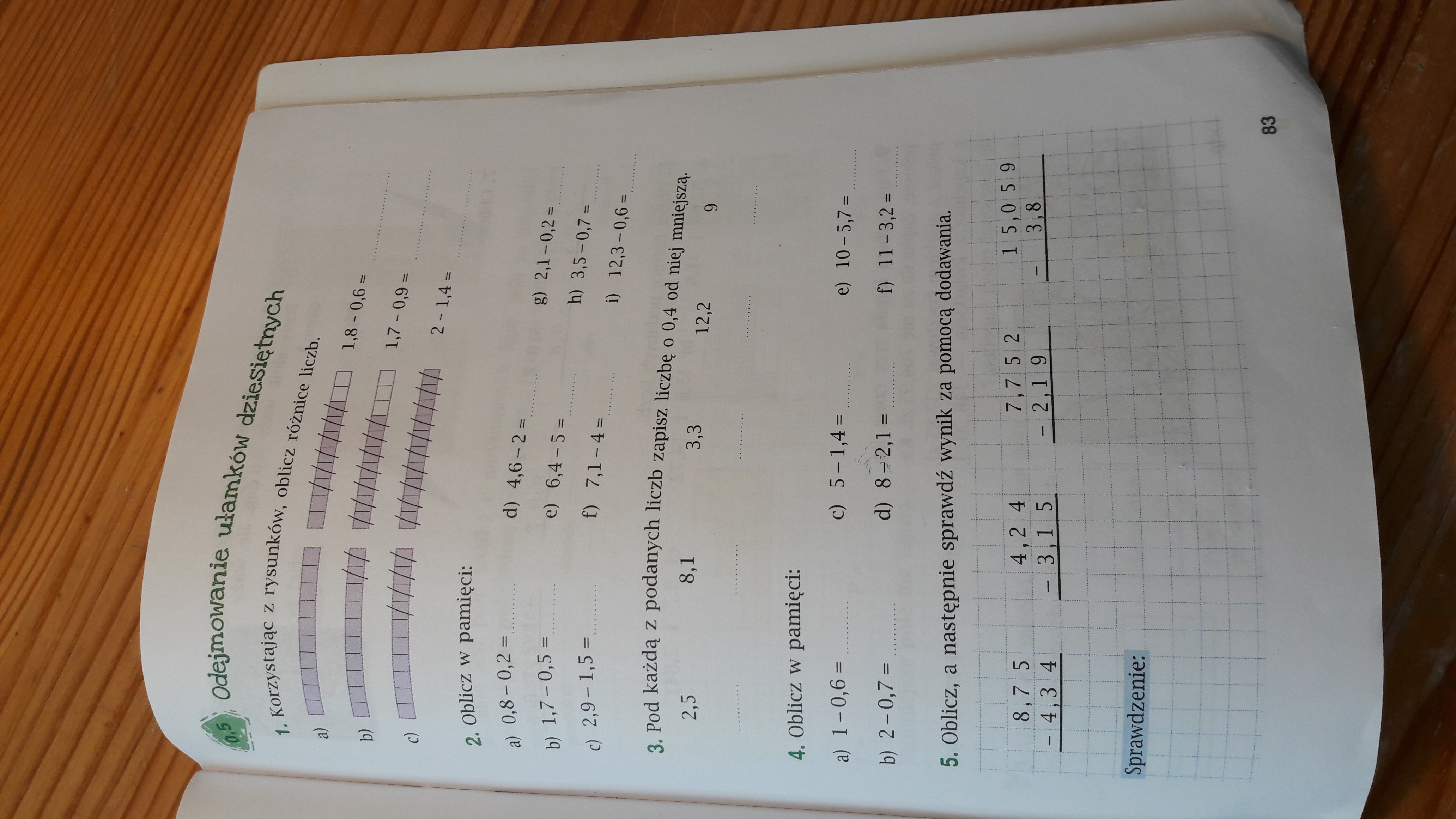 Matematyka Z Plusem Klasa 5 Cwiczenia Odpowiedzi