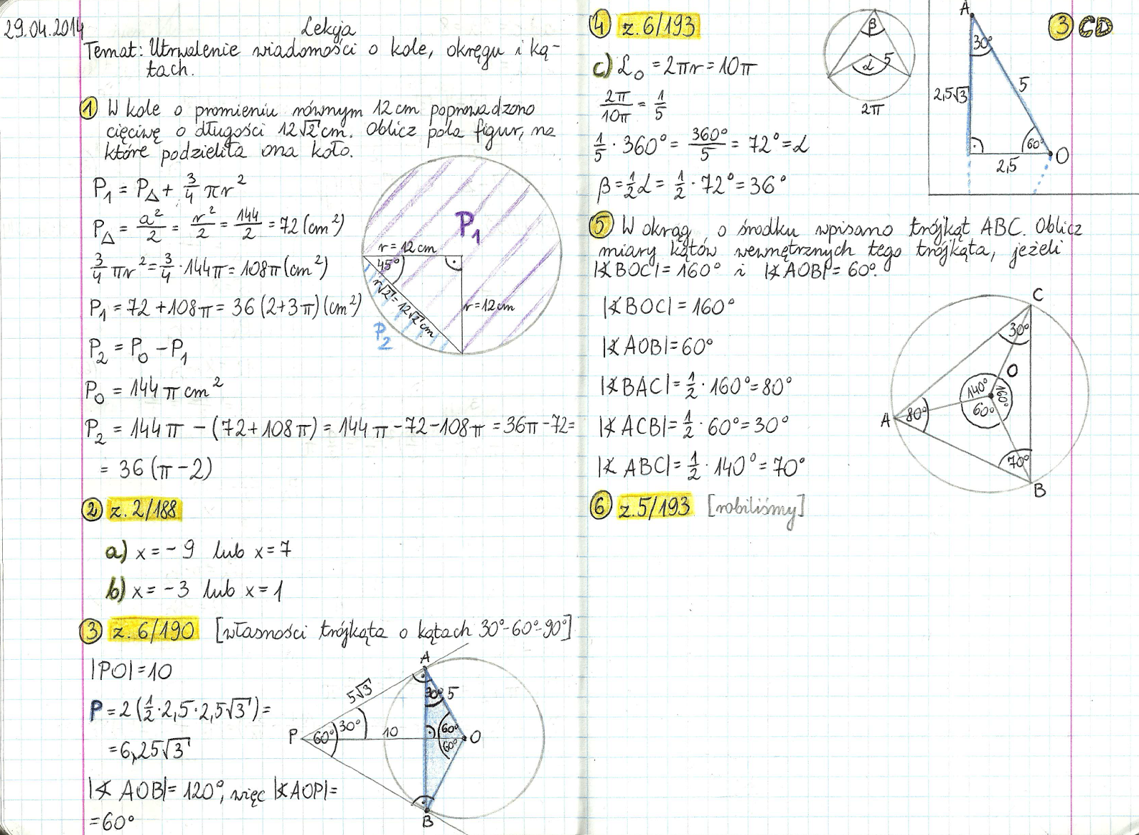 Matematyka Z Plusem Klasa 7 ćwiczenia