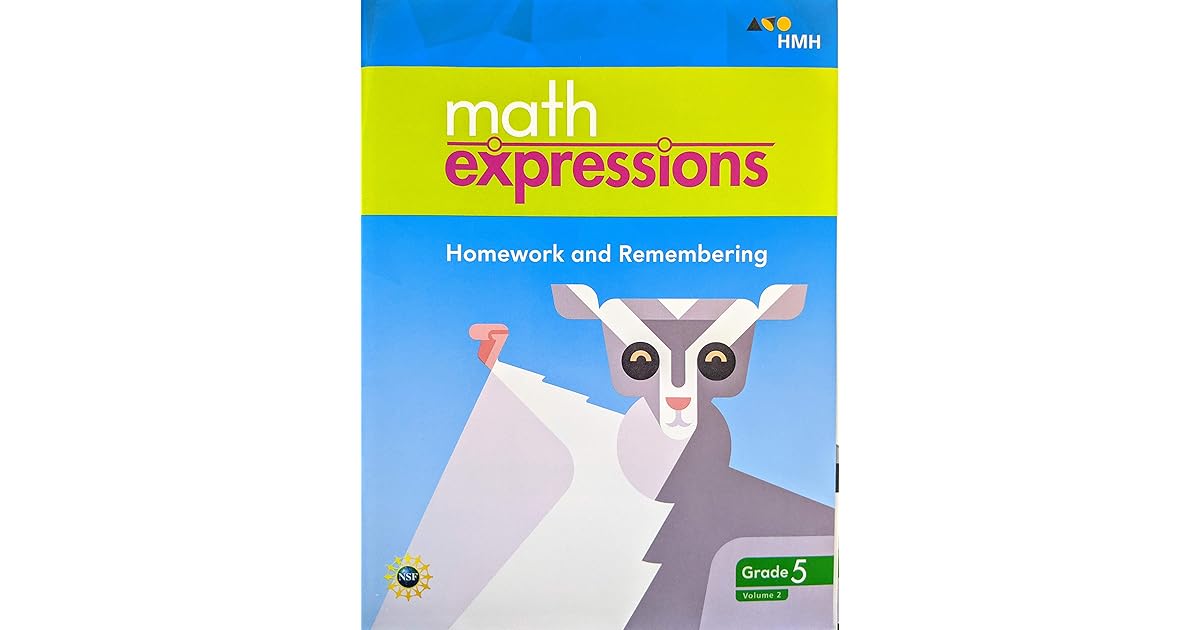 Homework And Remembering Grade 5 Answer Key Volume 2