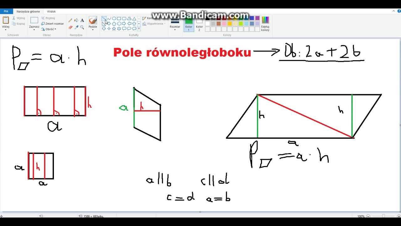 Jak Się Oblicza Pole Równoległoboku