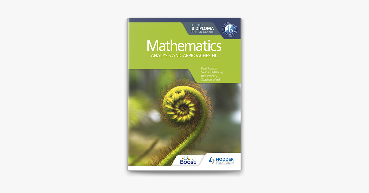 Ib Math Analysis And Approaches Hl Textbook Pdf