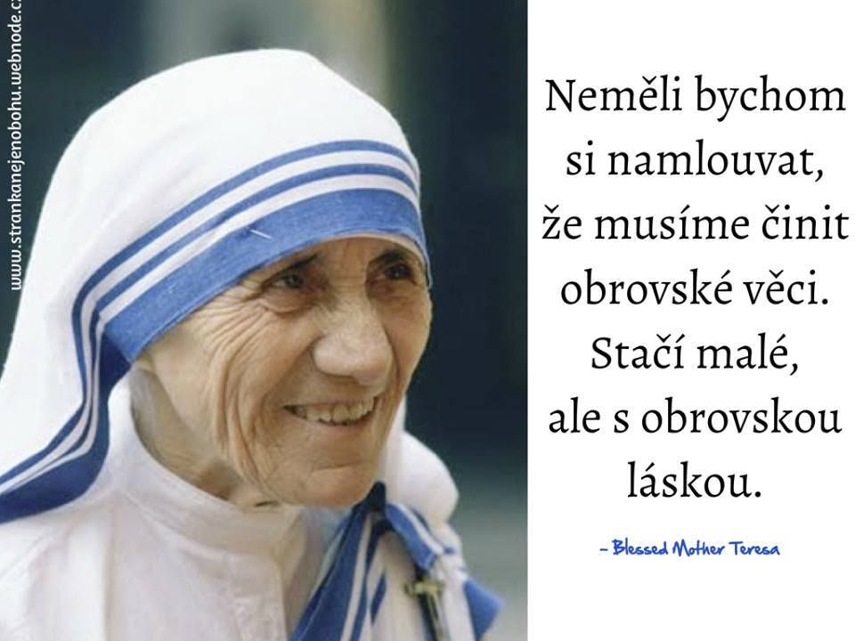 Matka Tereza | Mother teresa, Mother theresa quotes, Mother teresa quotes Gdzie Leczyła Się Matka Teresa