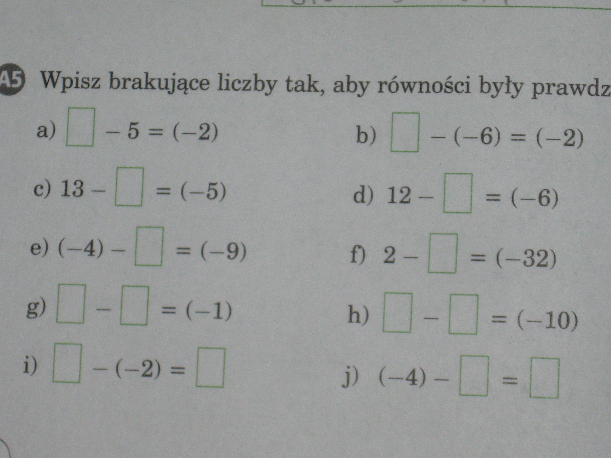 matma odejmowanie liczb całkowitych daje naj !!... - Zaliczaj.pl Dodawanie I Odejmowanie Liczb Całkowitych Klasa 6
