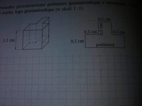 Na Rysunku Przedstawiono Siatke Graniastoslupa