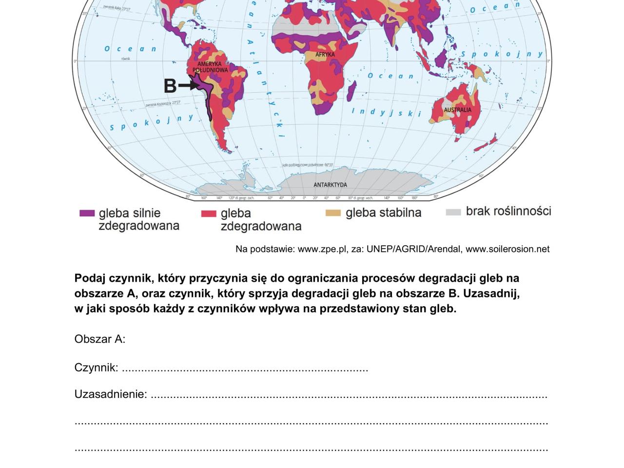 Matura 2022: geografia rozszerzona. Arkusze CKE, zadania, pytania Sprawdzian Geografia Rozszerzona Obraz Ziemi
