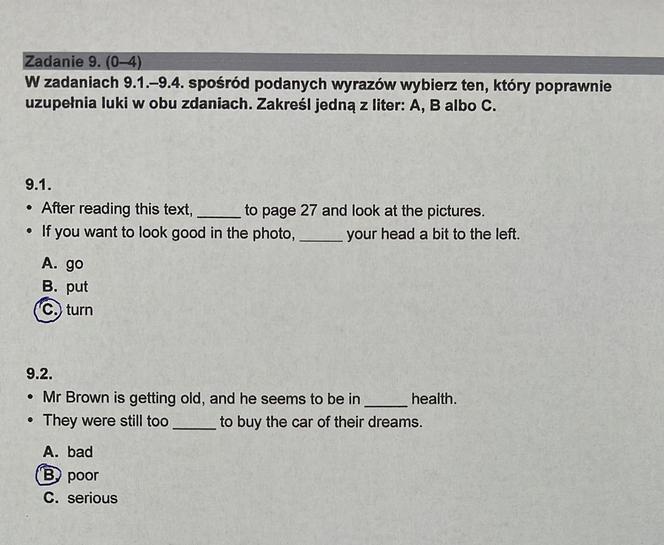 Matura 2023: angielski. Arkusze CKE i odpowiedzi. Poziom podstawowy Mini Matura Unit 8 Odpowiedzi