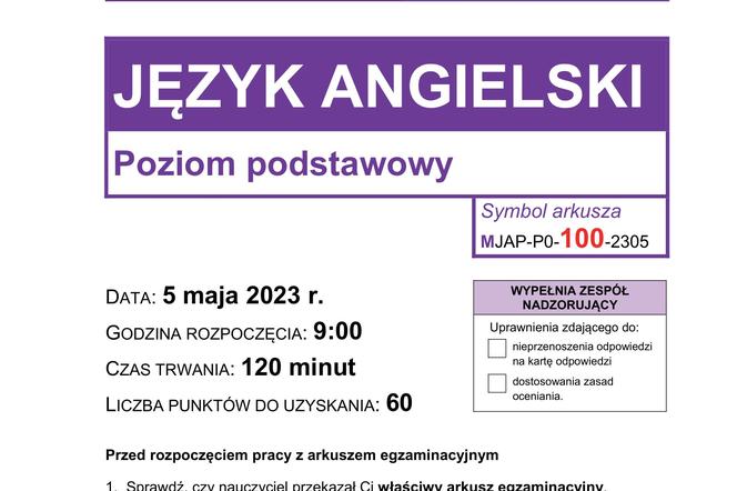 Matura angielski 2023 - ODPOWIEDZI CKE, ARKUSZ, DO POBRANIA [2023 i Matura Focus 2 Unit 8 Odpowiedzi