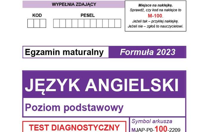 Matura próbna ANGIELSKI 2022 - ODPOWIEDZI, ARKUSZE CKE, ZADANIA, PDF 30 Egzamin ósmoklasisty 2022 Angielski Pdf