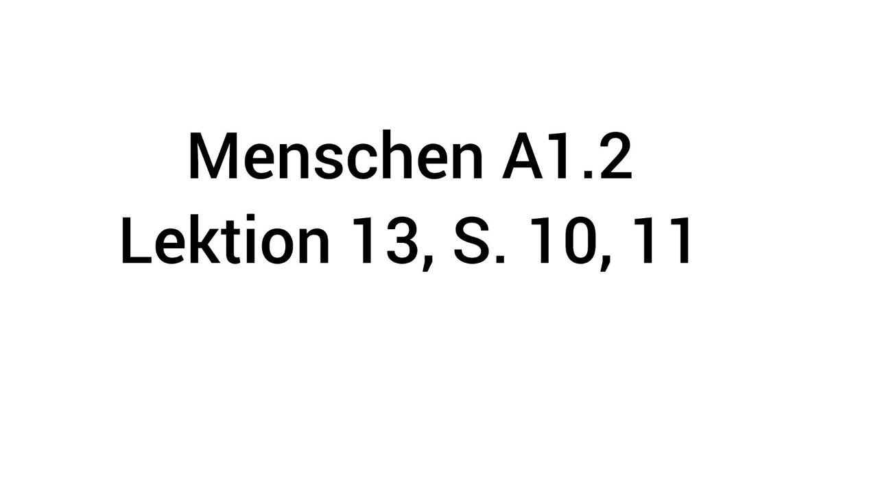 Menschen A1 1 Teacher Book Pdf