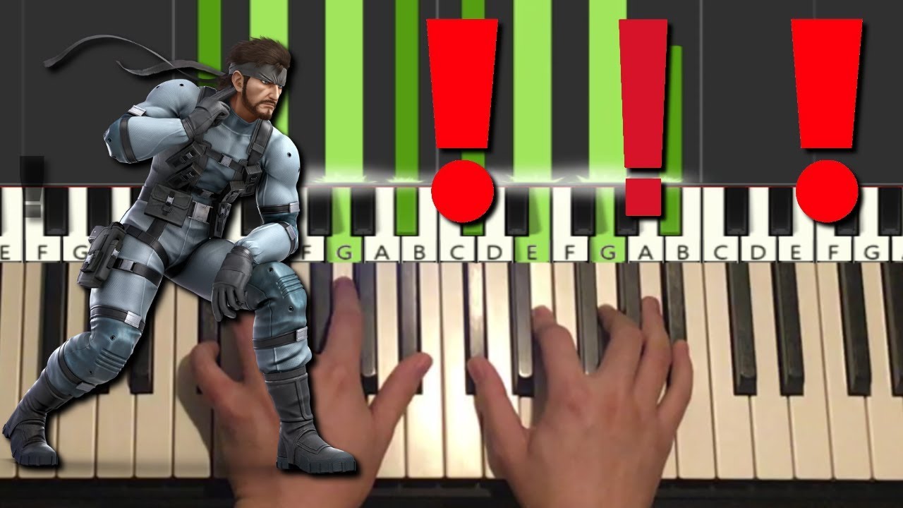 Metal Gear Solid: Alert (!) Sound (Piano Tutorial Lesson) - YouTube Metal Gear Solid 4 Alert Sound