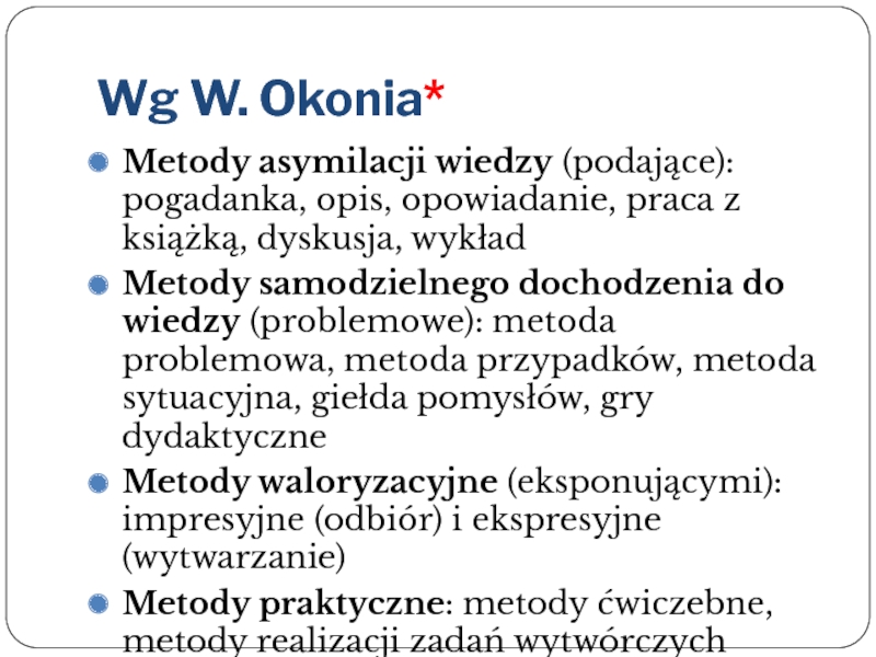 Wincenty Okoń Metody Nauczania Pdf