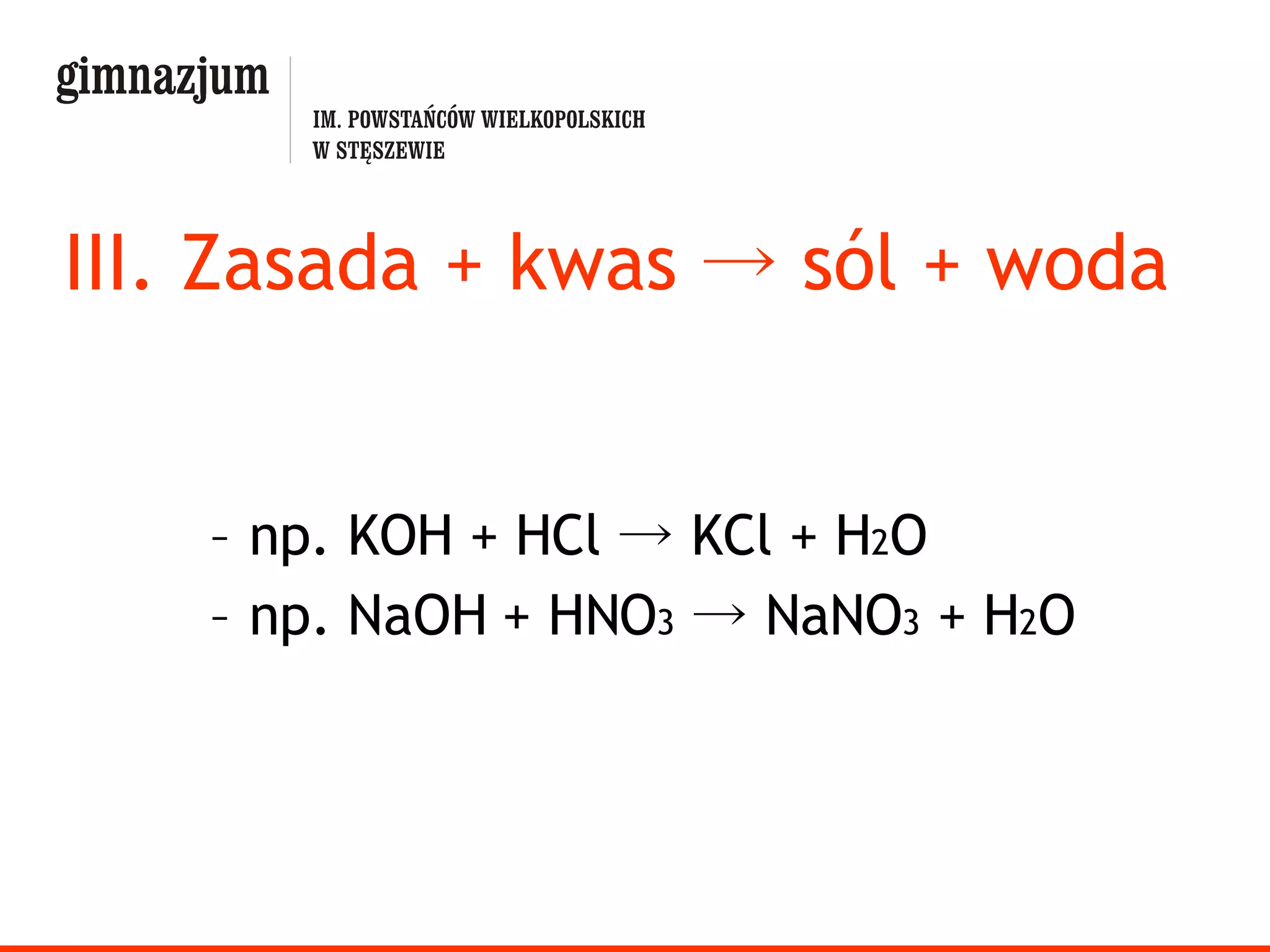 Metody Otrzymywania Soli | PPT Metody Otrzymywania Soli Klasa 8