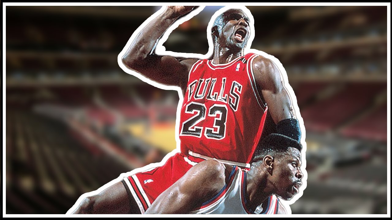 Michael Jordan Dunks on Patrick Ewing - YouTube Michael Jordan Dunking On Patrick Ewing