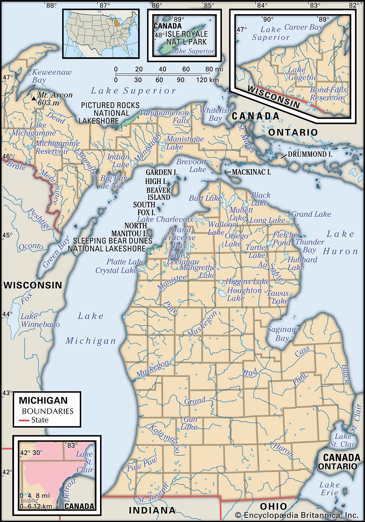 Michigan | Capital, Map, Population, History, & Facts | Britannica Międzynarodowy Pakt Praw Gospodarczych Społecznych I Kulturalnych