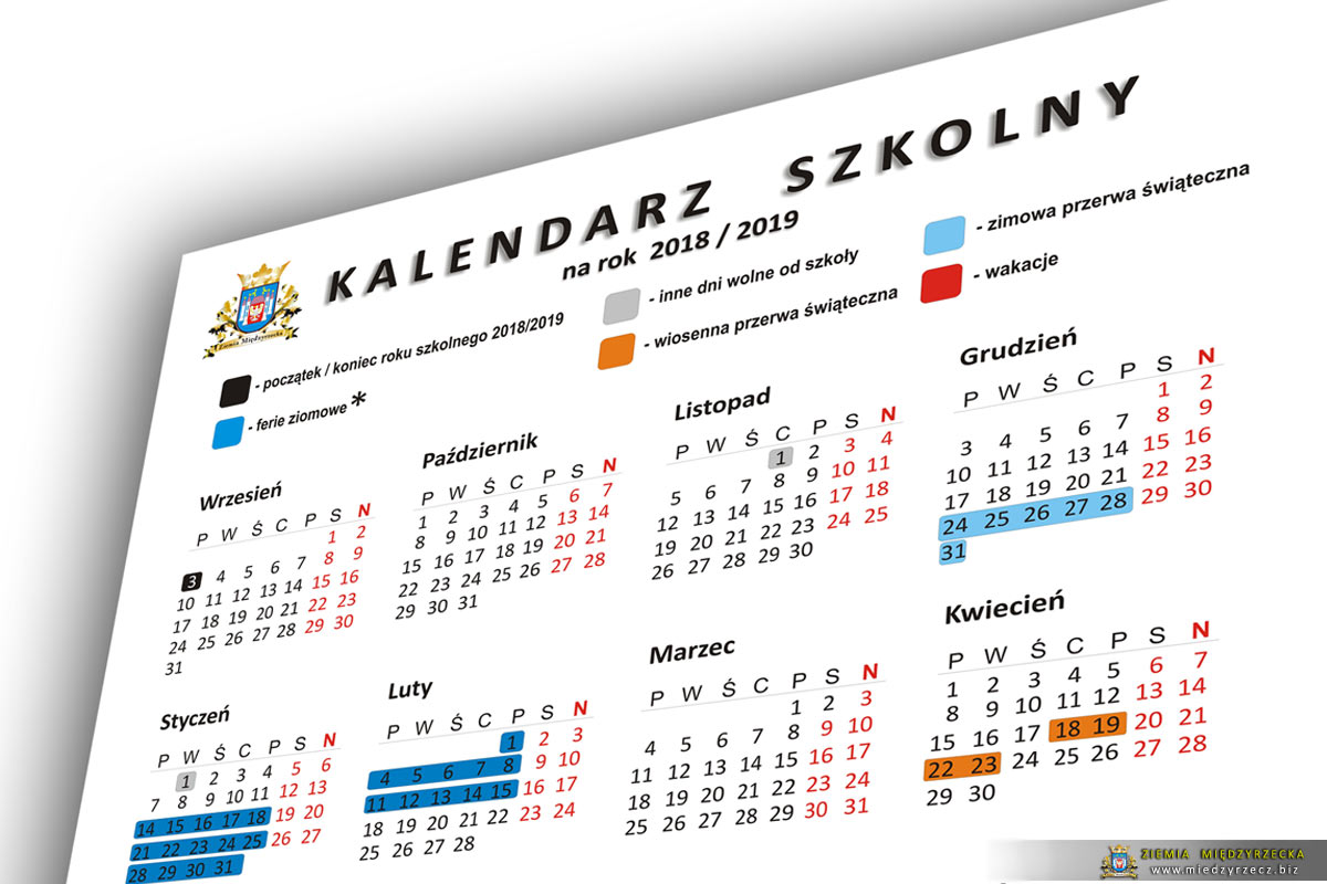 Dni Wolne Od Nauki W Roku Szkolnym 2018 19