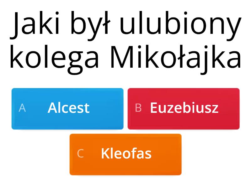 Mikołajek Lektura Obowiązkowa Test Podsumowujący