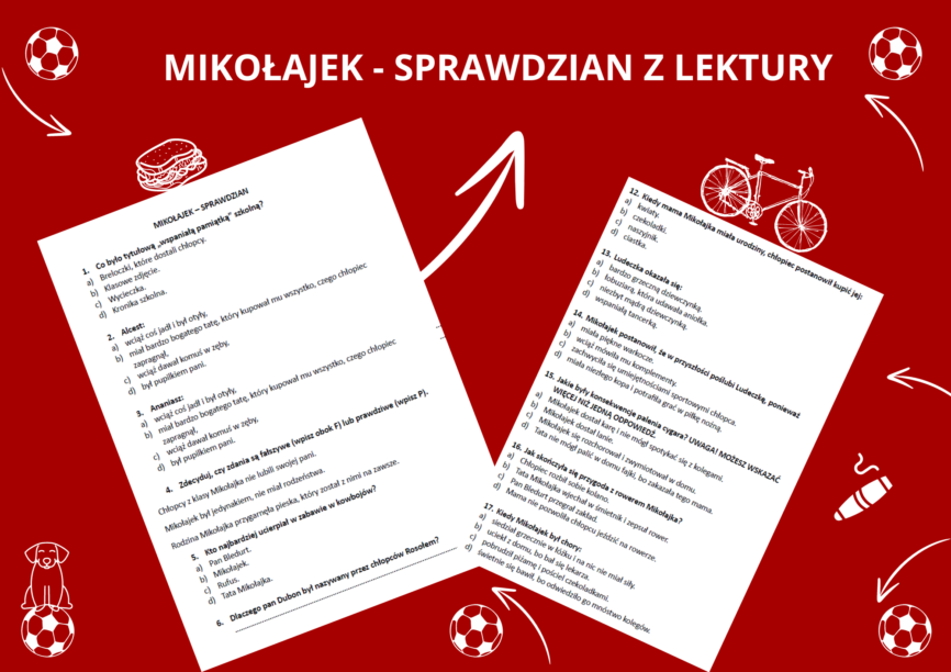 Test Ze Znajomości Lektury Mikołajek
