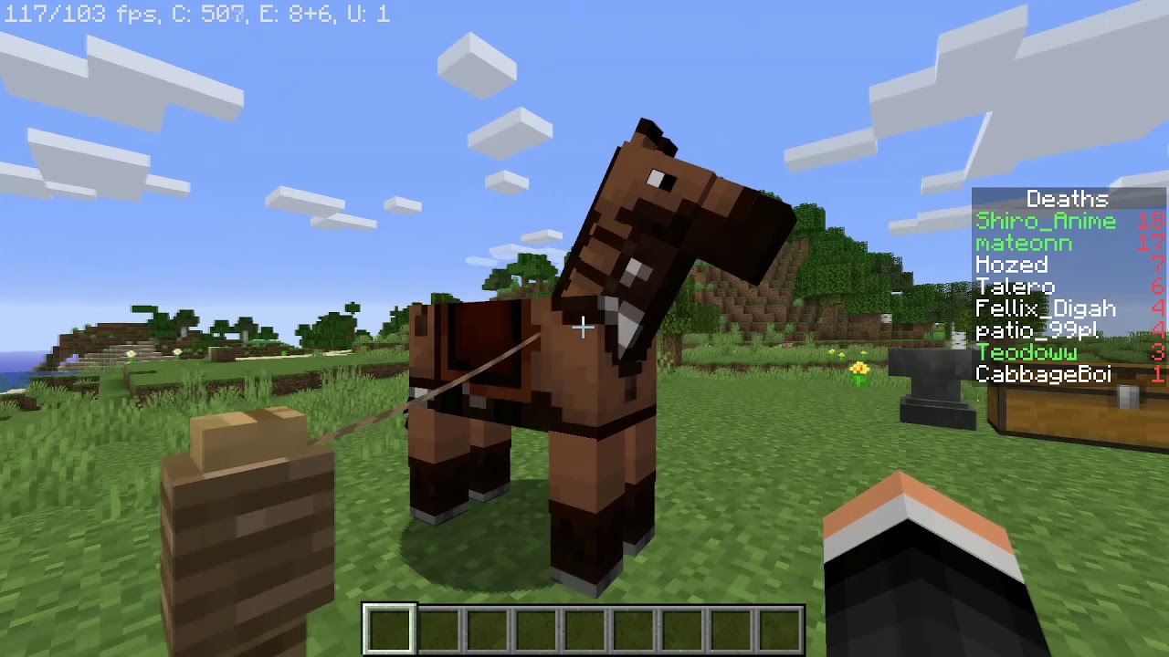 Minecraft Crafting - Zbroja dla konia - YouTube Jak Zrobić Zbroje Dla Konia W Minecraft