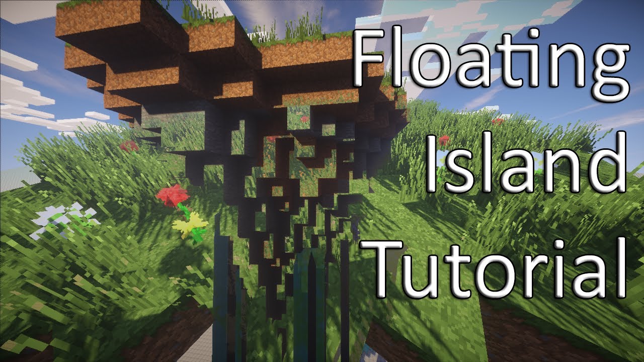 How To Build Floating Island Minecraft