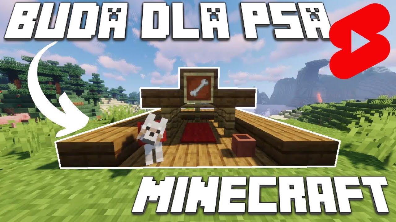 Minecraft I Prosta buda dla psa w 60 sekund #shorts - YouTube Buda Dla Psa W Minecraft