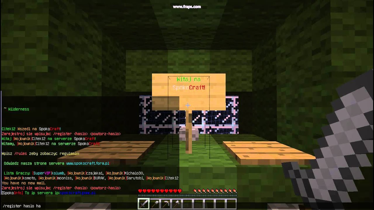 Minecraft jak sie zarejestrowac na serwerze :) link serwera w opisie xd Minecraft Jak Zarejestrowac Sie Na Serwerze