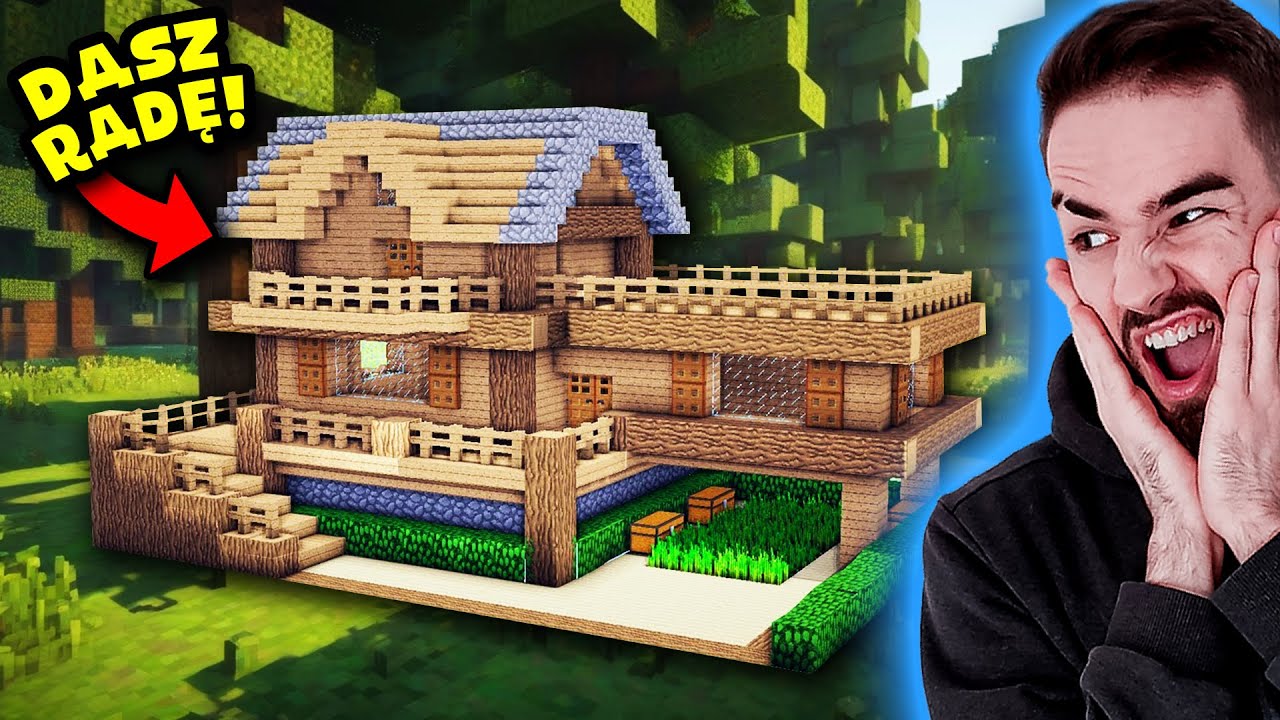 MINECRAFT: JAK ZBUDOWAĆ PROSTY DOMEK WILLA #24 - YouTube Jak żyć W świni W Minecrafcie