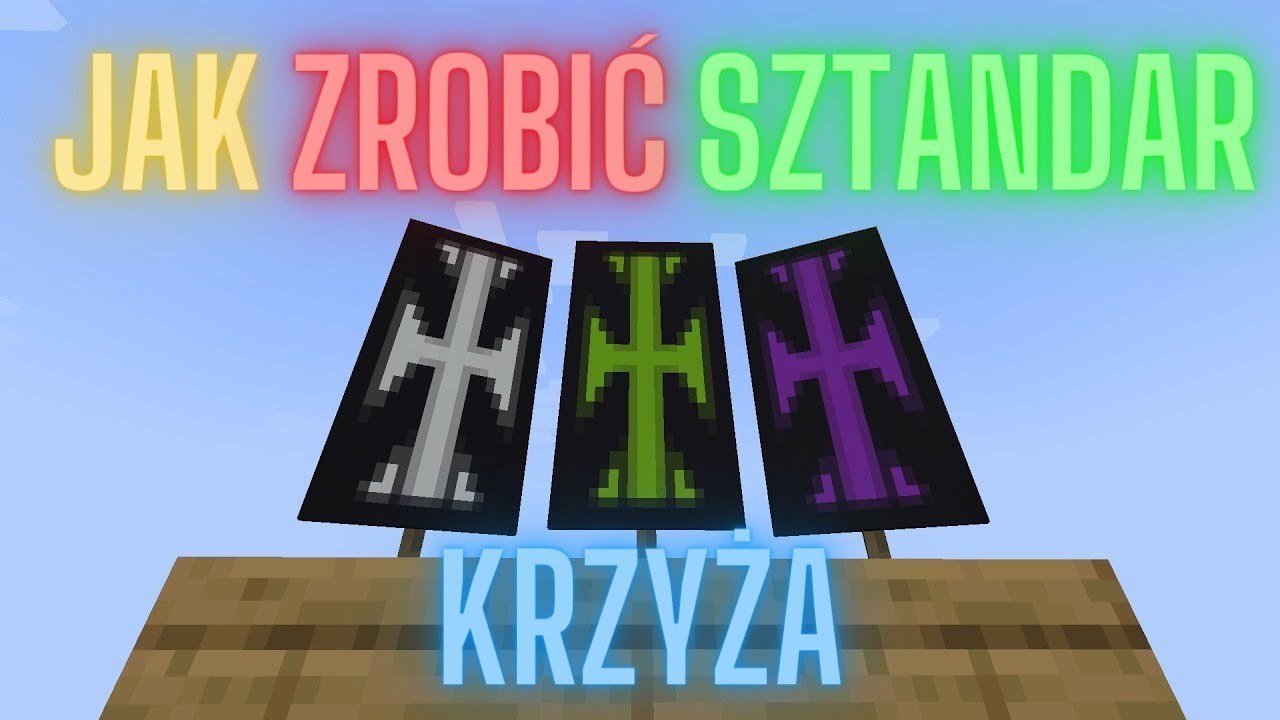 Minecraft Jak zrobić sztandar krzyża. - YouTube Jak Zrobić Fajny Sztandar W Minecraft