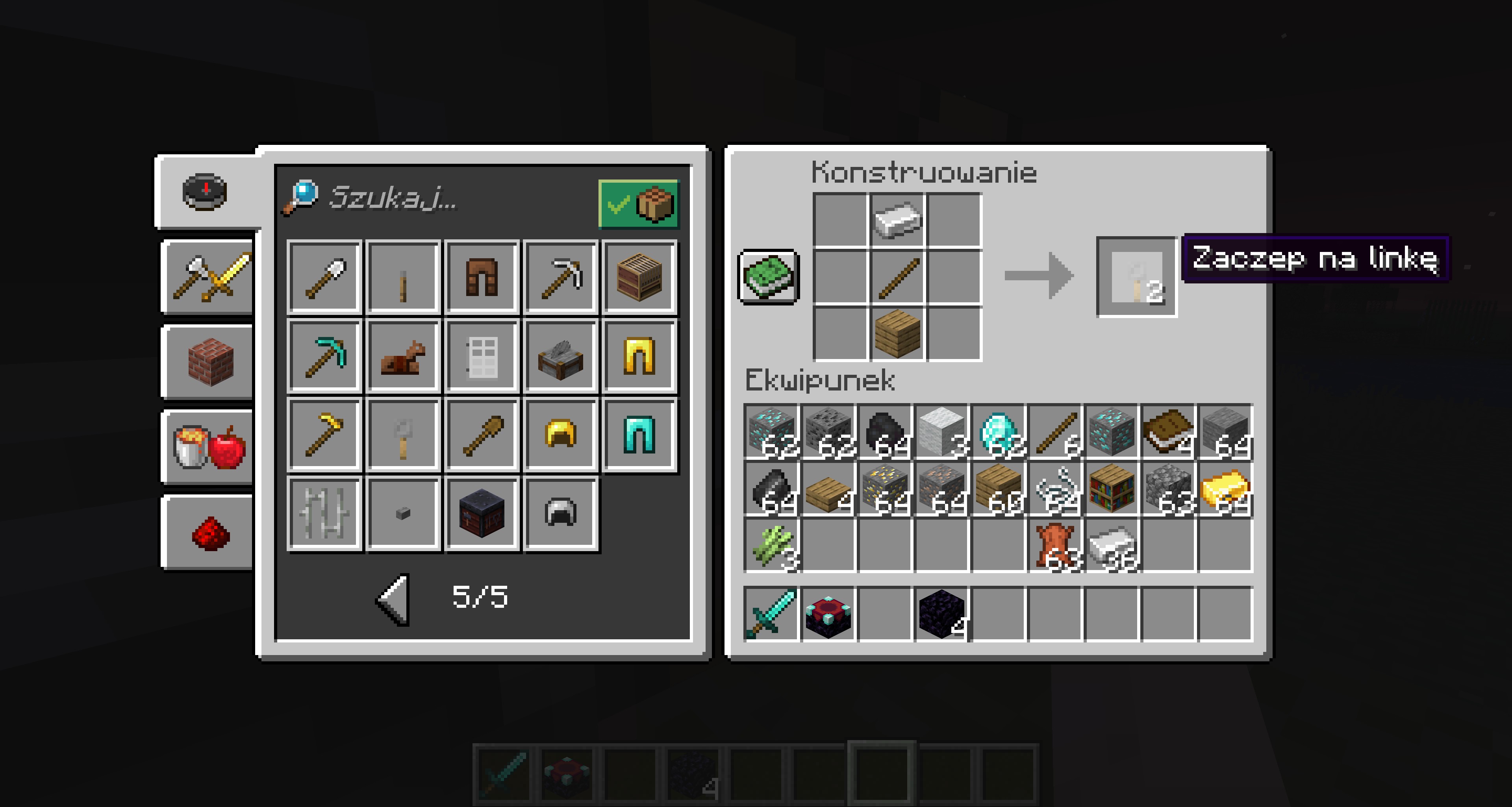 Minecraft - Kusza i zaczep na linkę: jak stworzyć? Jak Zrobic Kusze W Minecraft
