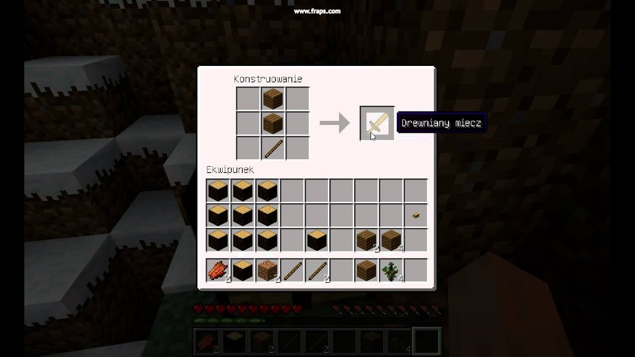 Jak Zrobic Miecz W Minecraft