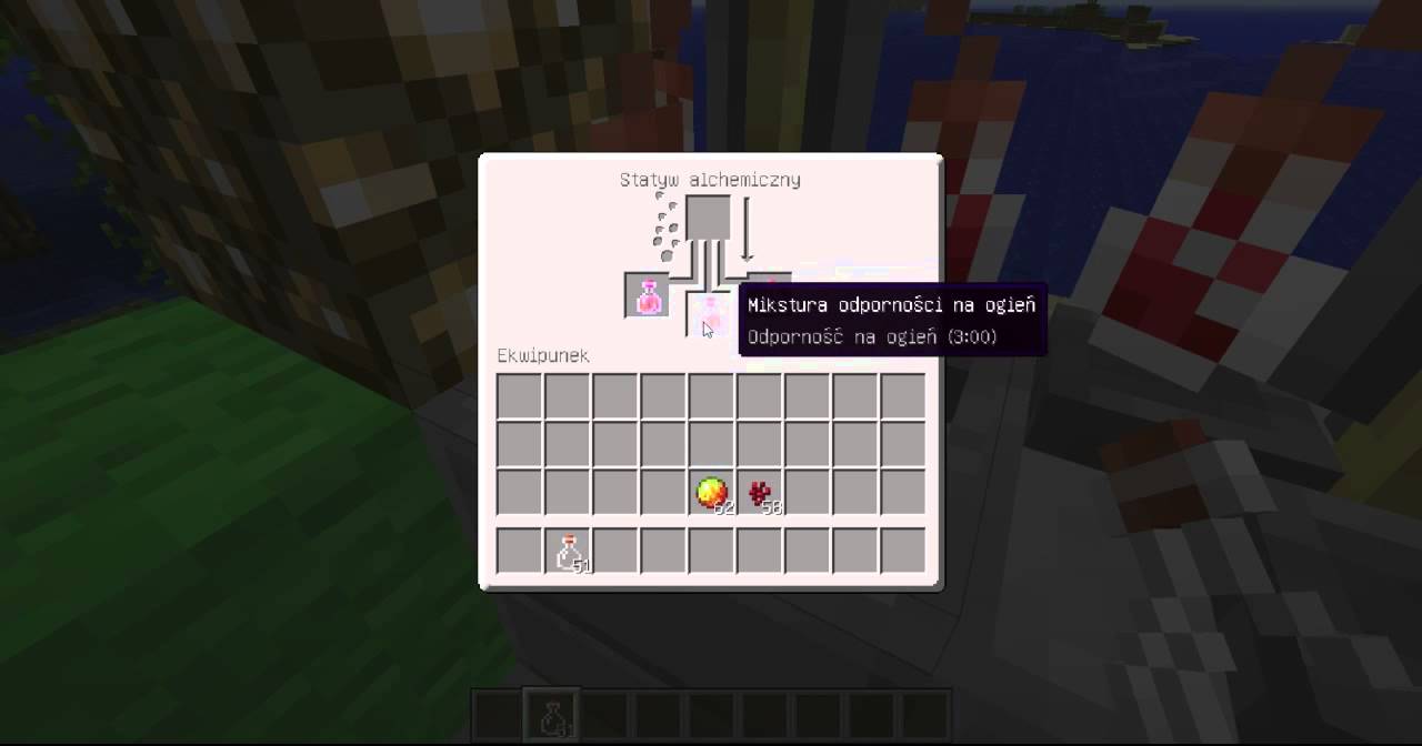 Minecraft poradnik jak zrobić mikstury (niewidzialność,szybkość Jak Sie Robi Miksture Niewidzialności W Minecraft