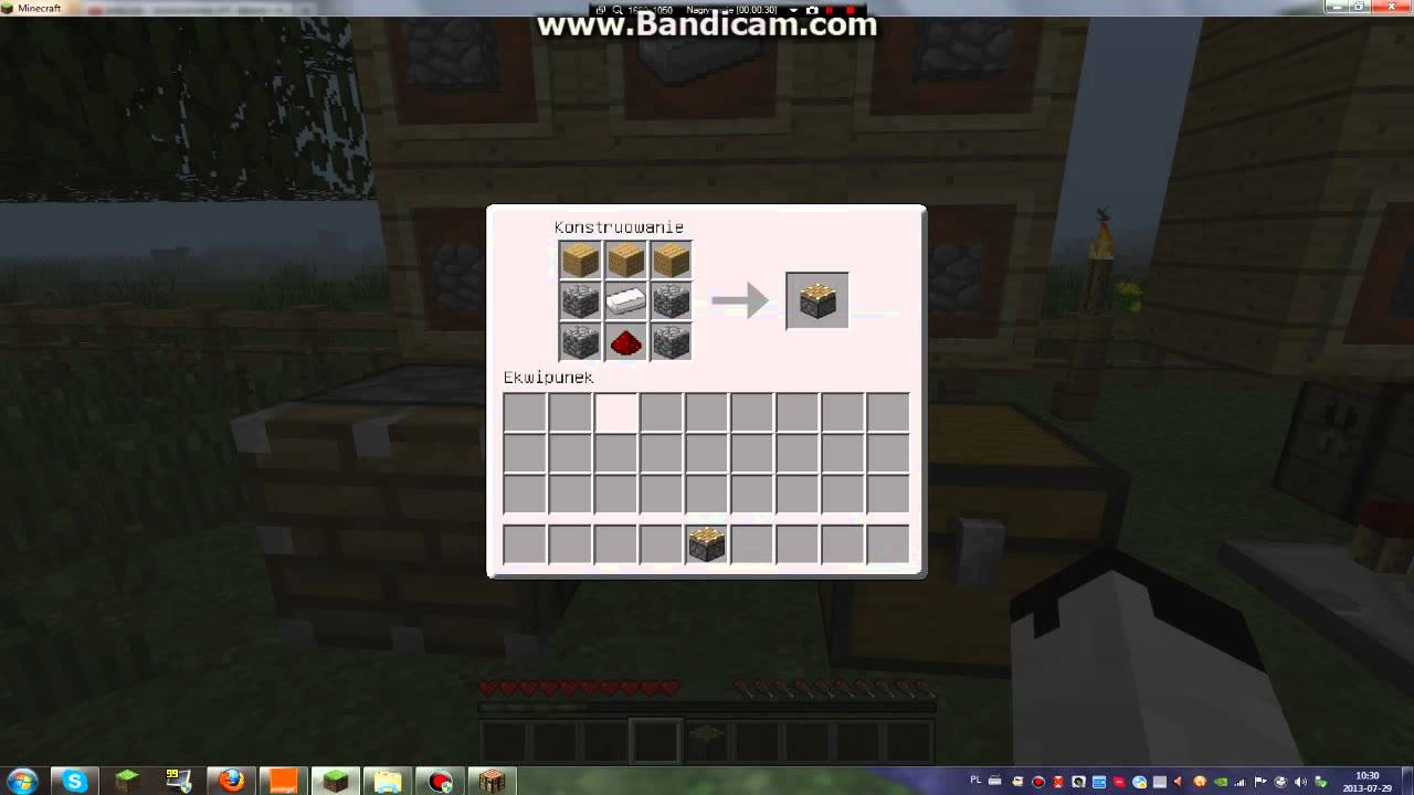 Minecraft Poradnik: Jak zrobic Piston,Przekaznik - YouTube Jak Sie Robi Pistony W Minecraft