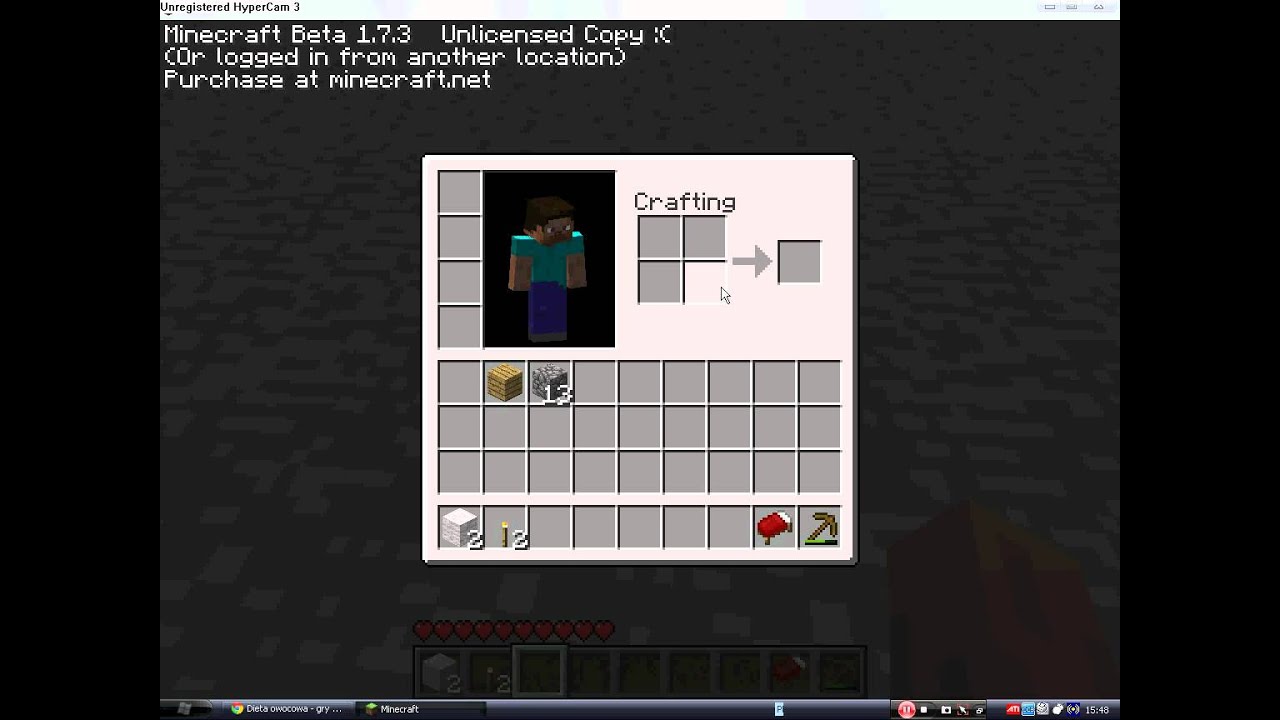 Minecraft Poradniki 6:krzemień - YouTube Jak Zrobic Krzesiwo W Minecraft