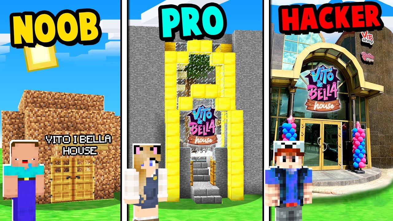 Noob Vs Pro Vs Hacker Vito I Bella