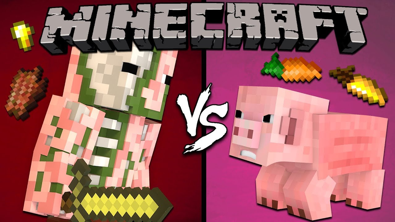 Minecraft Zombie Vs Zombie Pigman