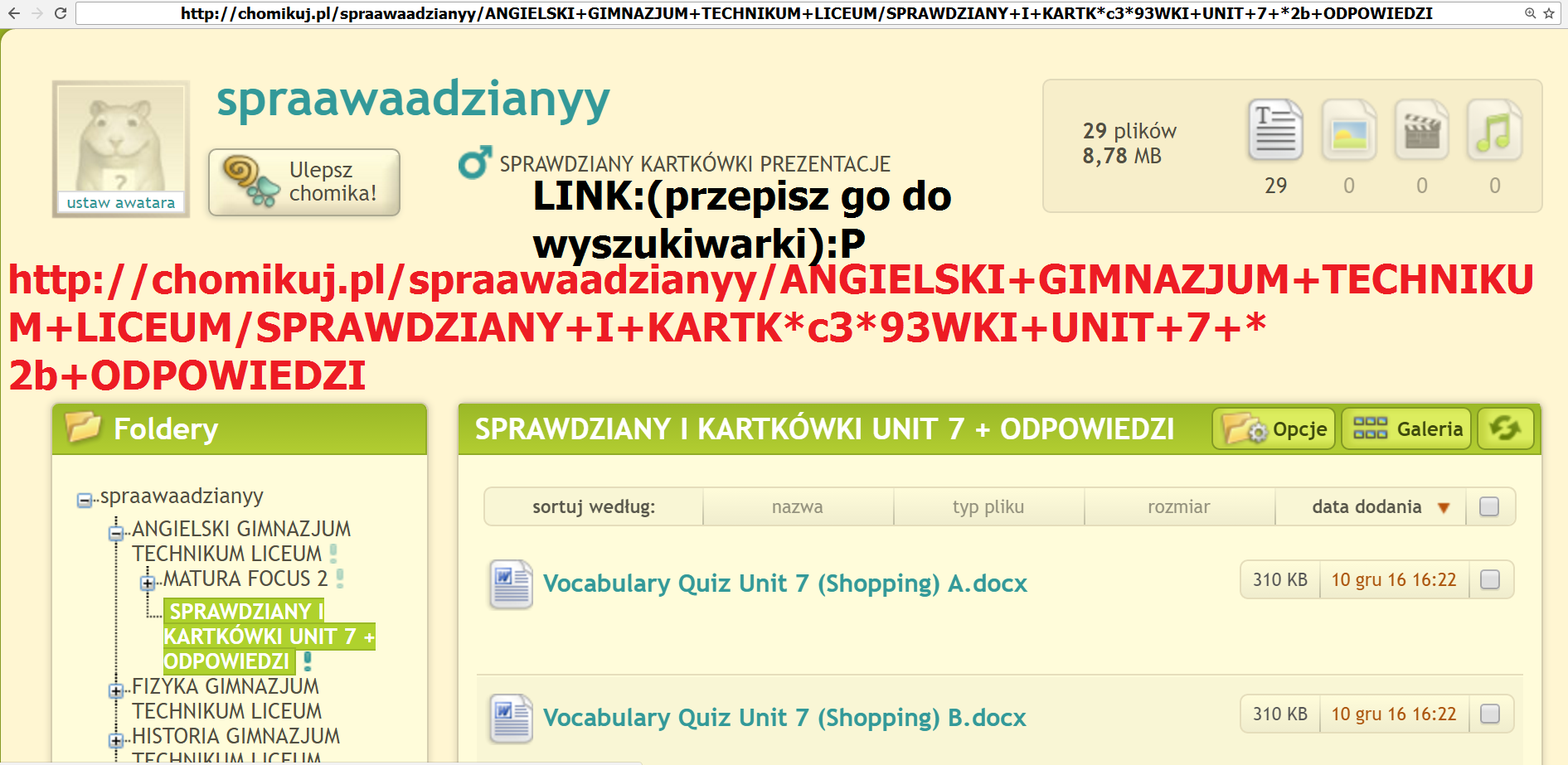 Mini matura unit 7 ? – zadania, ściągi i testy – Zapytaj.onet.pl Mini Matura Unit 7 Odpowiedzi