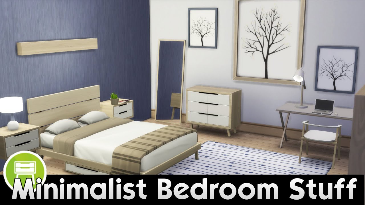Minimalist Bedroom Stuff REVIEW | The Sims 4 - YouTube Sims 4 Minimalist Bedroom Stuff