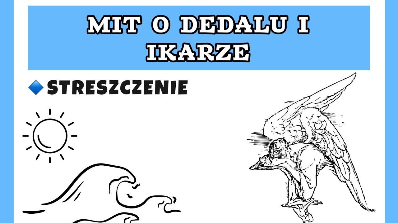 MIT O DEDALU I IKARZE- streszczenie - YouTube Mit O Dedalu I Ikarze Streszczenie