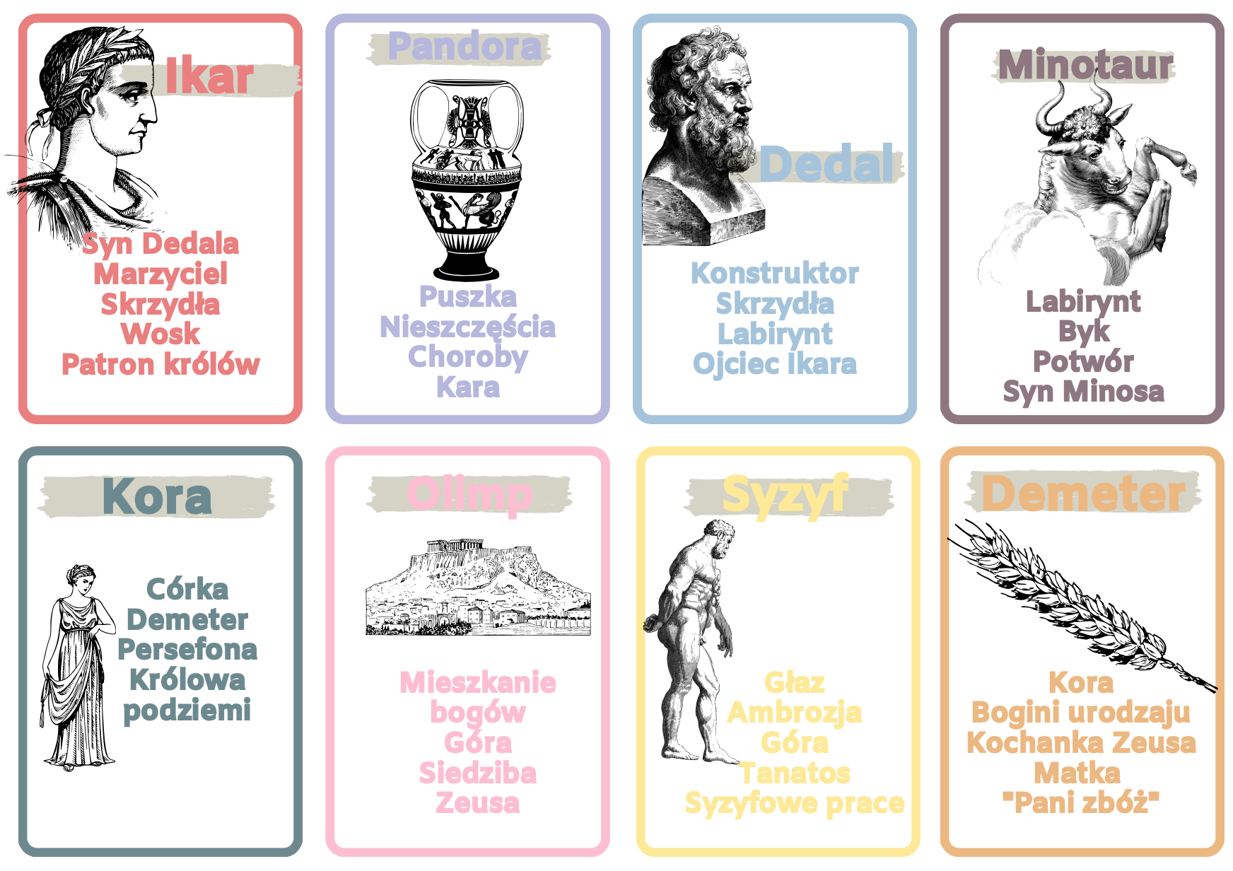 Mitologia grecka - taboo, klasa 5 • Złoty nauczyciel Mitologia Grecka Pdf