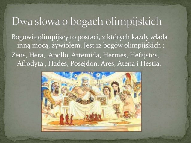 Mitologiczne Krainy Sprawdzian Klasa 5