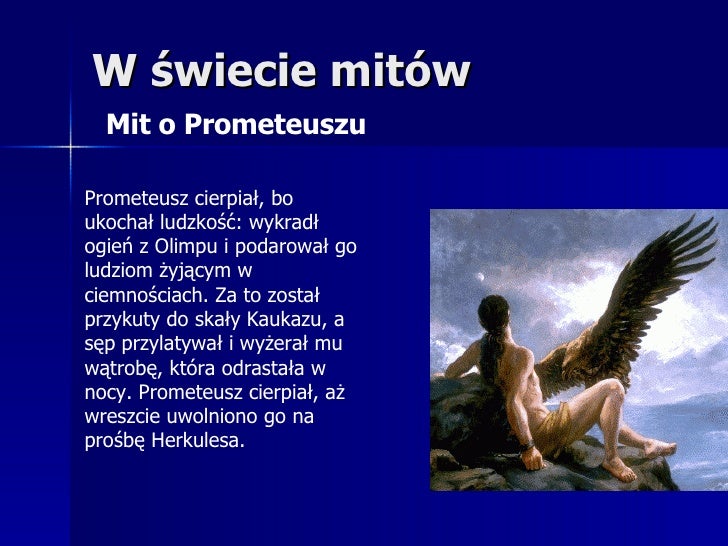 Prometeusz W Oczach Bogów Jaki Jest