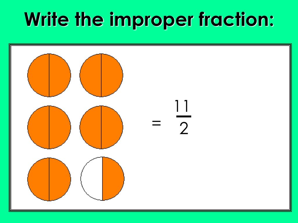 Mixed Numbers & Improper Fractions - ppt download 5 6 7 As An Improper Fraction