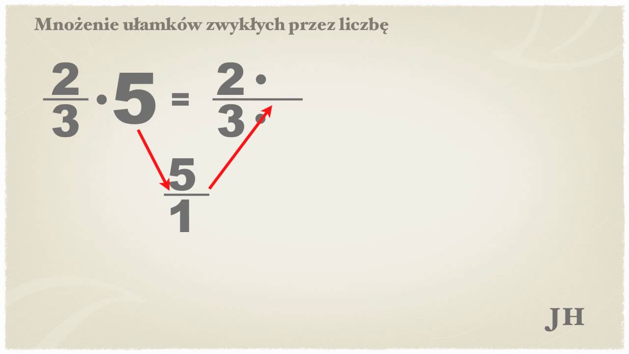 Mnożenie ułamków (zwykłych) - YouTube Mnozenie Ulamkw Zwyklych Zadania Tekstowe