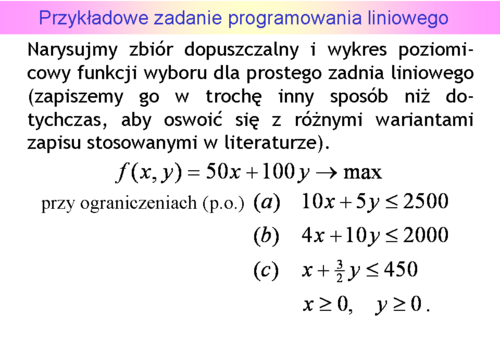 MO_3_podstawowe_wlasnosci Programowanie Liniowe Zadania Z Rozwiązaniem Solver