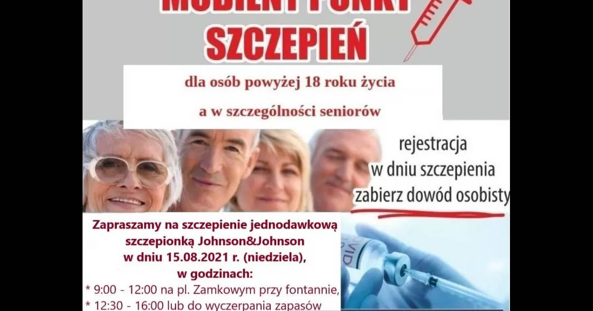 Mobilny Punkt Szczepień po raz kolejny w Oławie - Olawa24.pl Mobilny Punkt Szczepień W łodzi
