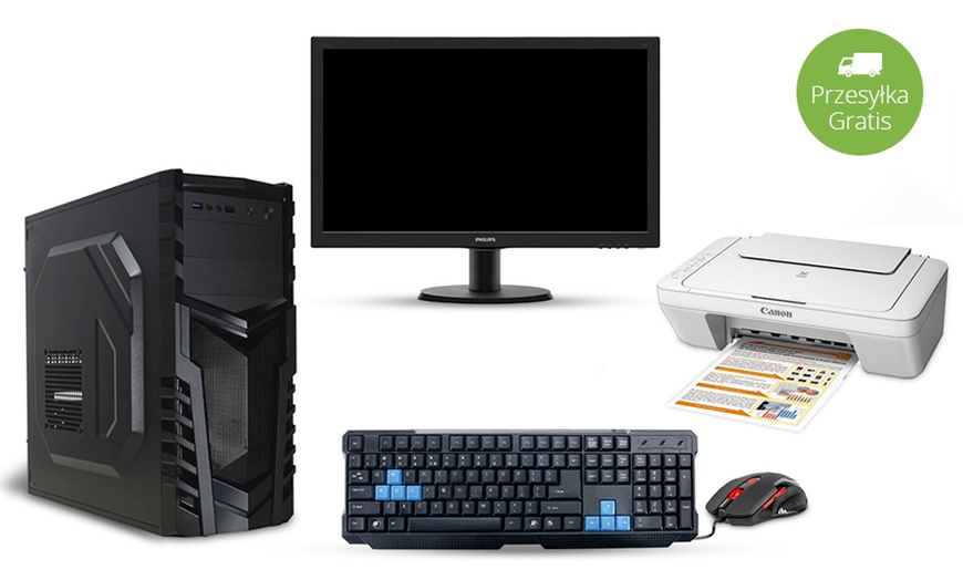 Mocne zestawy komputerowe | Groupon Zestaw Komputerowy Składa Się Z Komputera I Monitora