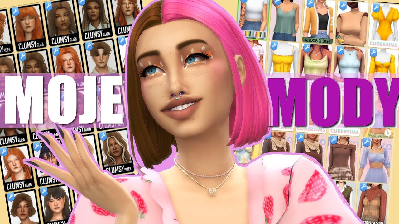 Moje WSZYSTKIE MODY do CAS w SIMS 4 🤩 [SKĄD POBIERAM MODY] + Linki Mody Do The Sims 4