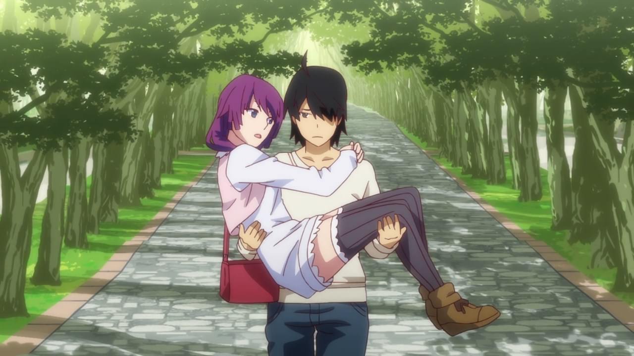 Monogatari Araragi And Senjougahara Break Up
