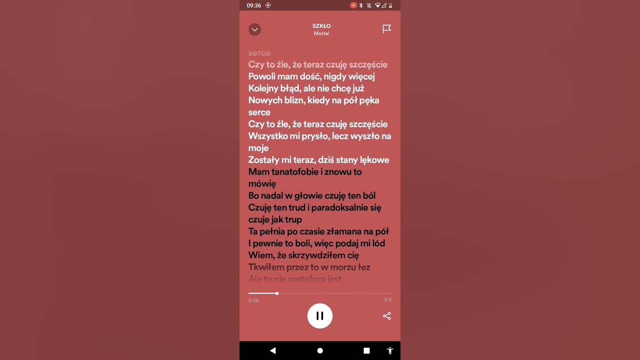 MORTAL-Szkło Tekst - YouTube Szczęśliwego Nowego Jorku Tekst Piosenki
